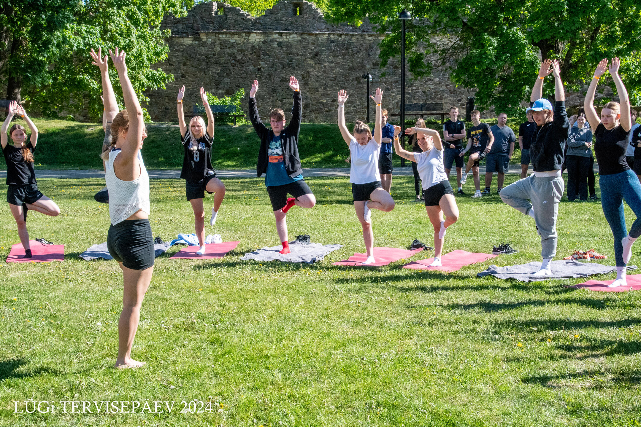 Sport and yoga day with High school students, Estonia (2024)